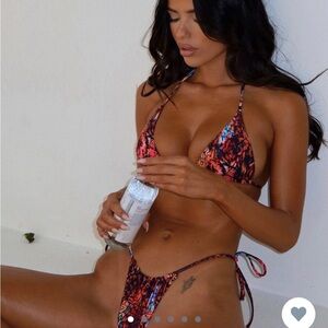 Women's Multicolor Bikini Set